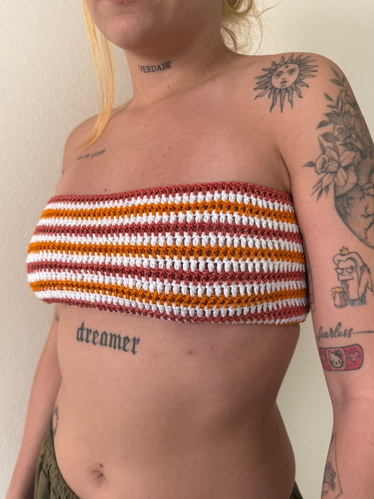 Top Faixa Coral